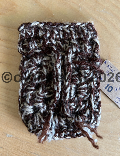 Choco Swirl | drawstring pouch