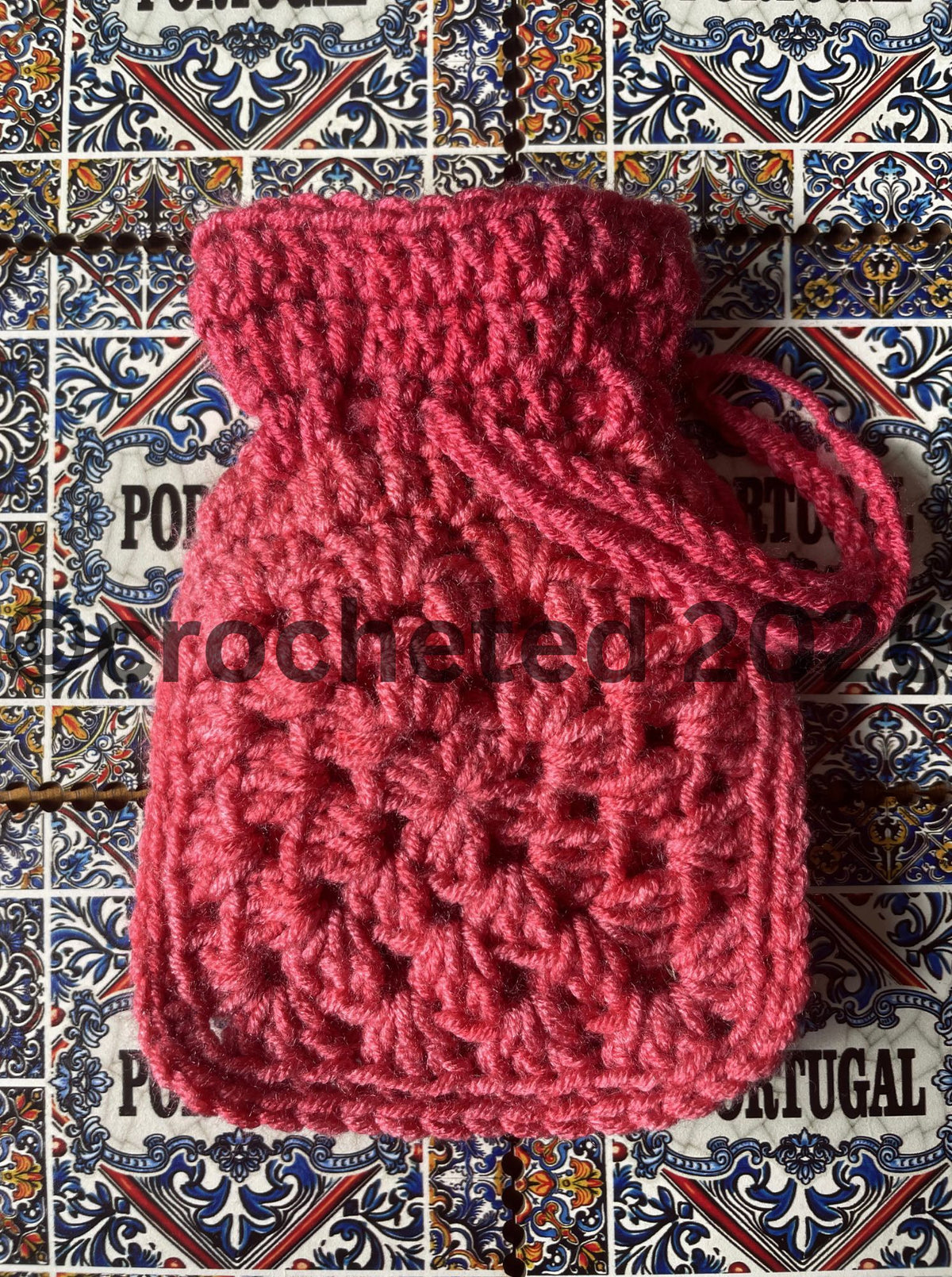 Flamingo | drawstring pouch