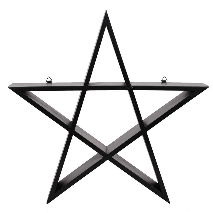 Black Framed Pentagram Shelf