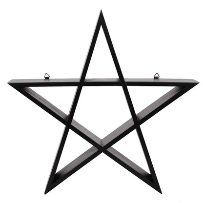 Black Framed Pentagram Shelf