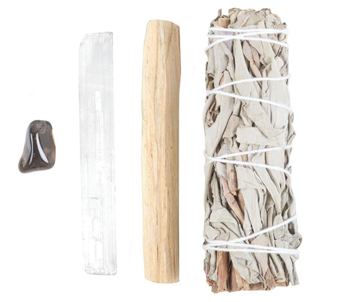Negative Energy - Smudge Kit (crystal options)